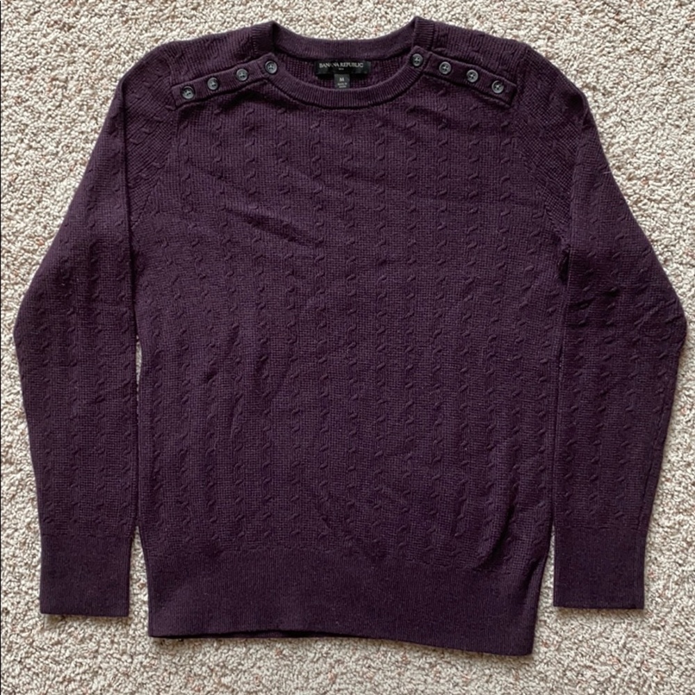 Women’s Banana Republic Purple Sweater Size Medium
